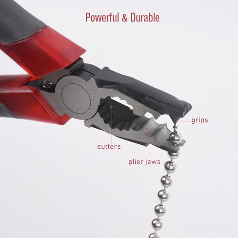 Chain Joining Pliers for Metal Chain Connector, Ball Metal Chain Splicing Pliers for Curtain Roller Blind Accessories, Durable Manual Combination Pliers for Blind Installation in Kuwait