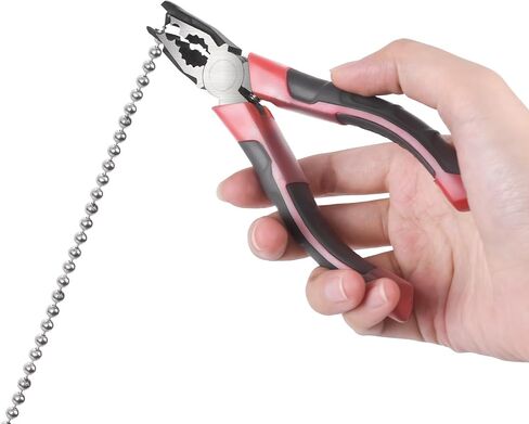 Chain Joining Pliers for Metal Chain Connector, Ball Metal Chain Splicing Pliers for Curtain Roller Blind Accessories, Durable Manual Combination Pliers for Blind Installation in Kuwait