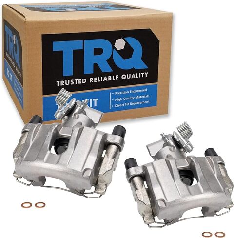 TRQ Rear Brake Caliper Set Compatible with 2006-2008 Mazda 5 in Saudi Arabia