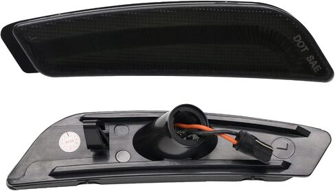 LED Front Bumper Side Marker Light Compatible with 2003-2007 CTS CTS-V Smoked Lens Side Marker Lights in Saudi Arabia