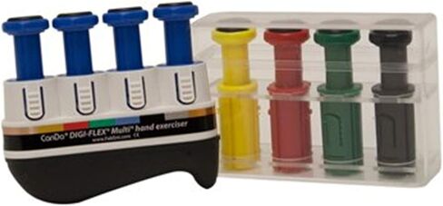 CanDo 10-3744S Digi-Flex Multi Progressive Starter Pack Includes Frame, Heavy, 4 Red/1 Yellow/1 Red/1 Green/1 Black Buttons in Kuwait