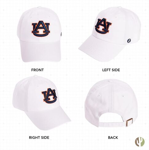 Desert Cactus Auburn University Baseball Hat Tigers War Eagle Brimmed Embroirderd Hats Cap Adjustable Cloth Strap Adult (Style B1) in Saudi Arabia
