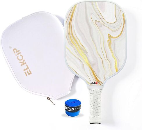 Composite Pickleball Paddle with Cover for Women, Graphite Carbon Fiber Polypropylene Honeycomb Core Pickleball Racquet Gift for Mother Wife Grandmother Girlfriend in Saudi Arabia