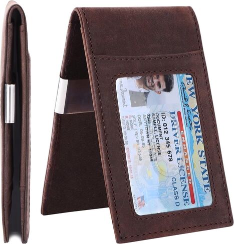 CALGARI® Italian Luxury Leather Wallets For Men | Money Clip in Saudi Arabia