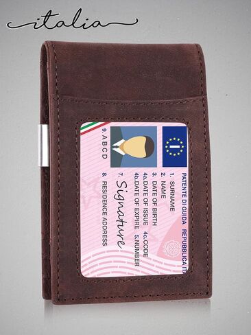CALGARI® Italian Luxury Leather Wallets For Men | Money Clip in Saudi Arabia