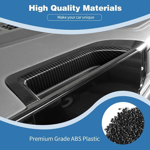 for Silverado Center Dash Panel Trim Cover Carbon Fiber Compatible with Chevy Silverado 2022 2023 2024 Carbon Fiber Interior Accessories in Kuwait