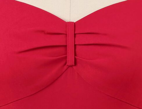 MUXXN Women's Vintage 50s 3/4 Sleeve Midi Sweetheart Neckline Wedding Guest Party Swing Dresses in Kuwait