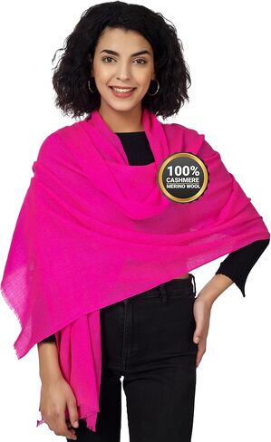 PASHWRAP Merino Wool Wrap Shawl for Women, Luxurious Warm and Large Pure Wool Shawl Wrap for Evening and Wedding Dresses in Kuwait