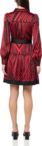 KARL LAGERFELD Women's Button Front Long Sleeve Collared Shirt Dress in Saudi Arabia