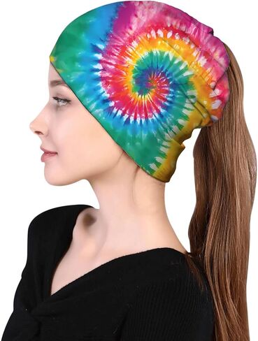 Dragonfly Mandala Women's Slouchy Beanie Hat Cute Turban Hats Cancer Headwear Caps Baggy Skull Sleep Scarf in Saudi Arabia
