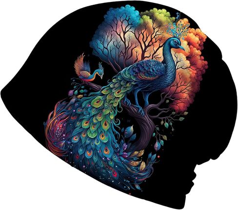 Dragonfly Mandala Women's Slouchy Beanie Hat Cute Turban Hats Cancer Headwear Caps Baggy Skull Sleep Scarf in Saudi Arabia
