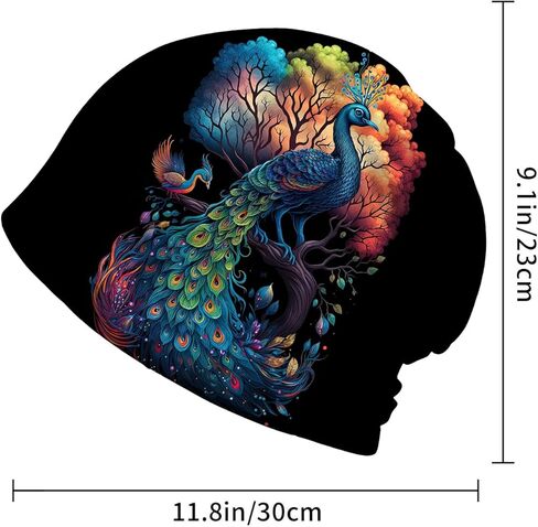 Dragonfly Mandala Women's Slouchy Beanie Hat Cute Turban Hats Cancer Headwear Caps Baggy Skull Sleep Scarf in Saudi Arabia