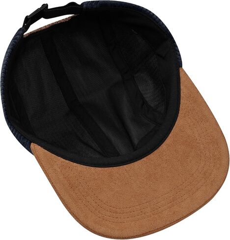 CLAPE 5 لوحة قبعة بيسبول حافة مسطحة Snapback قبعة سائق الشاحنة قابل للتعديل مخيم قبعة سروال قصير أبي قبعة الجلد المدبوغ الذروة قبعات كروية in Kuwait