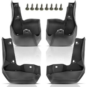 YHTAUTO Mud Flaps Splash Guards Replacement for Honda Civic 2012 2013 2014 2015 Sedan, Mudguards Mudflaps Accessories for Cars Wheel Protector with Hardware Kit, Front & Rear 4Pcs Set