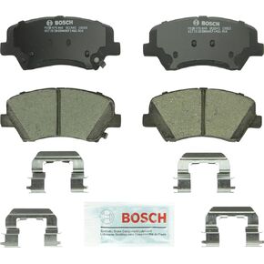 BOSCH BC1543 QuietCast Premium Ceramic Disc Brake Pad Set - Compatible With Select Hyundai Elantra, Elantra Coupe, Elantra GT; Kia Forte, Forte5, Forte Koup; FRONT