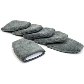 [Finger Applicator] Microfiber Fingertip Mitt Applicator (5 in. x 4 in.) 6 Pack (Gray) in Kuwait