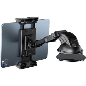 OHLPRO Tablet Holder for Car Dashboard, Suction Cup Windshield Mount for iPad, Samsung Tab, Android Tablets and Smartphones [All 5"-13"] Tablet Holder, Compatible with Trucks, SUVs, Cars and More