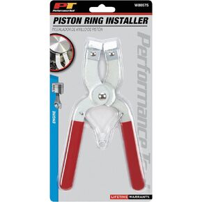 Performance Tool W80575 Piston Ring Compressor Pliers - Installs and Removes Rings 3/64-Inch through 1/4-Inch - Comfortable Vinyl Grip Handles