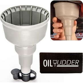 X Oil Change Tool - Oil Filters up to 2.75" Diameter, Spill Free Oil Filter Removal, Magnetic Drain Plug Catch, Flexible Funnel for Mess Free Oil Changes, Engine Oil Funnel with Magnet