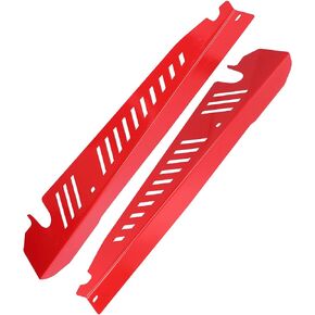 Fender Shrouds, Fender Shrouds with Hardwares Accessory Car Accessory Fit Replacement for WRX and STI 2015-2020(red) for Fender Shrouds Fender Shro Fender Shrouds Fender (Red)