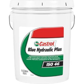 Castrol Blue 'Hydraulic Plus 46' Hydraulic Fluid - 5 Gallon