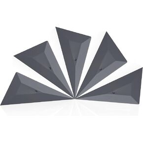 ممسحة تظليل النوافذ، ممسحة زاوية، مكشطة تظليل النوافذ، أدوات تغليف الفينيل، مجموعة أدوات ممسحة مثلثة لتغليف النوافذ، تطبيق تركيب غشاء تظليل النوافذ - 5 قطع باللون الرمادي in Kuwait