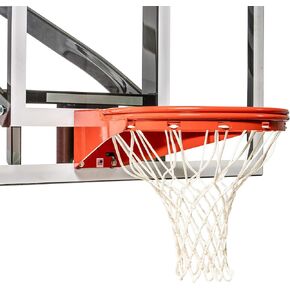 Goalsetter Double Ring Static Basketball Rim Includes Mounting Hardware and Nylon Net,Orange