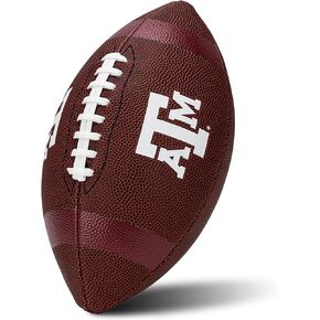 Franklin Sports Kids NCAA Youth Football - Official College Team Football with Team Logos - Junior Size Football