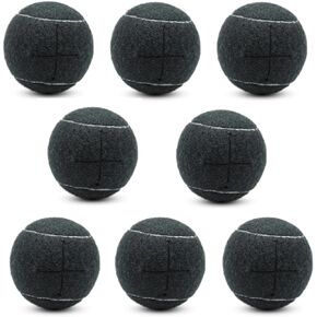 8 PCS Precut Walker Tennis Balls for Furniture Legs and Floor Protection, Heavy Duty Long Lasting Felt Pad Glide Coverings for Chair (Grey)