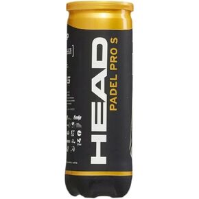 HEAD Padel Pro S Balls, Black, S