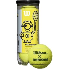 WILSON Minions Youth Tennis Balls - Stage 1, 2, and 3