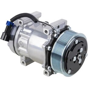 AC Compressor & A/C Clutch For Freightliner Replaces SKI4818 N83-30453S ABPN83-304003 Sanden 4417 4485 4075 - BuyAutoParts 60-02064NA NEW