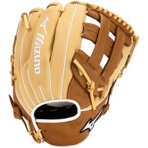 Mizuno GFN1250B4 Franchise Series Outfield Baseball Glove 12.5" , Right Hand Throw TAN-BROWN
