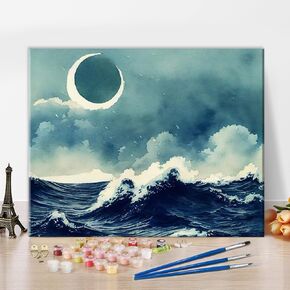 TUMOVO Floral Paint by Numbers for Adults Beginner Vase Paint Kits for Adults Vintage Paint by Number Kits on Canvas with Brushes Acrylic Painting Art Crafts for Home Wall Decor 16"x20"(Frameless)