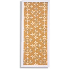 Juvale Cork Bulletin Board 10 x 24 inch with White Frame, Decorative Rectangle Hanging Pin Board for Office, Home Decor, Message, Vision Board
