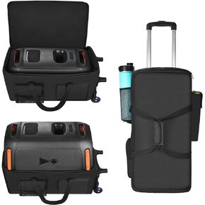 Partybox 110 Case, Protective Trolley Rolling Tote Bag for JBL PartyBox 110 Portable Party Speaker,Retractable Pull Handle,Multifunctional Storage Bag,Also for Sony SRS-XP500