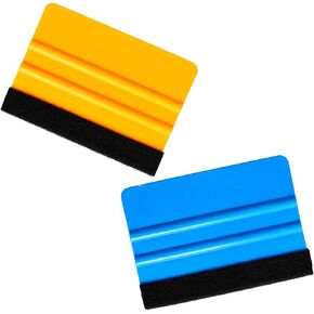 2 Pcs Squeegee for Vinyl Plastic Squeegee Window Tint Squeegee Soft Vinyl Wrap Tools Tint Squeegee for Window Tint,Car Vinyl Wrap,Decal Sticker Installation,Wallpaper