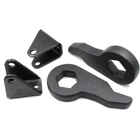 1-3 inch Leveling Lift Kit with Shock Extender Brackets Compatible with 2001-2010 Chevy Silverado & GMC Sierra 1500HD 2500 2500HD 3500 3500HD 2WD 4WD 8 Lug Torsion Bars Keys