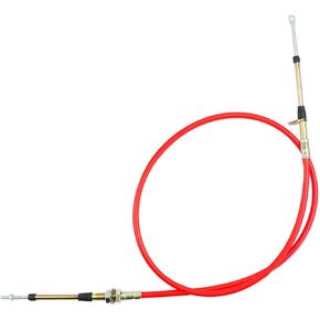 80833 Automatic Transmission Shifter Cable Eyelet End Replacement Fit for B&M Automotive Heavy Duty Performance Shifter Cable Alloy Steel Material 5ft Long Af72-1002 BMM-80833 0.375" Red