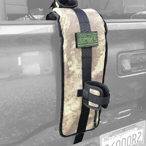 Tailgate Bike Pad - Premium Truck Bed Bike Rack, Easy Install, Camera-Friendly, Secure & Minimalist Design for Solo Riders, Quality Transport Solution for All Bike Models - Desert Camo