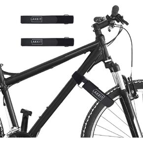 Bike Rack Straps Adjustable Velcro Straps 29.5 inch Length Bike Wheel Stabilizer Strap Bike Rack Tie Down Straps 1 inch Wide 4Pcs
