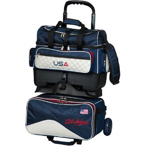 Strikeforce Royal Flush 4-Ball Roller Bowling Bag USA