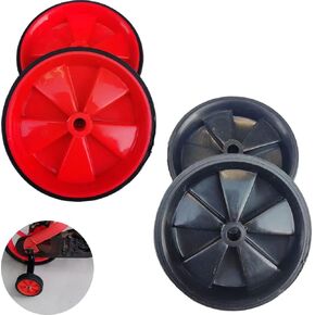 4 Pack Bicycle Training Wheels Replacement Parts Kids Bike Stabiliser Cycling Support Wheel Repair 11cm/4.3inch Rear Assist Training Wheels for Boys Girls Single Speed Bikes