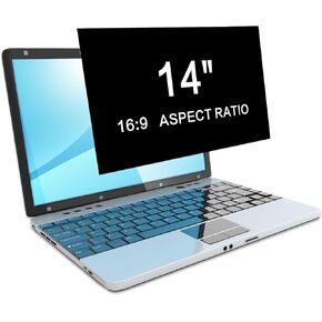 Kempinke 27 Inch Computer Privacy Screen Filter for 16:9 Widescreen Monitor, Removable Eye Protection Anti Glare Blue Light Filter Privacy Shield, Anti Spy Screen Protector Film