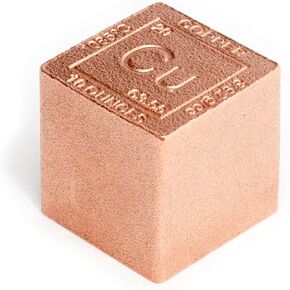 MINT STATE GOLD 1 رطل من النحاس (نمط مسطح) .999 سبائك نقية مع تصميم عنصر الجدول الدوري (1.00)