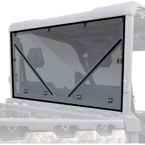 StarknightMT UFORCE 1000 Rear Windshield - UFORCE 1000 Windshield Compatible with CFMOTO UFORCE 1000 2019 2020 2021 2022 2023 Thicken Poly UFORCE Back Window Accessories Parts