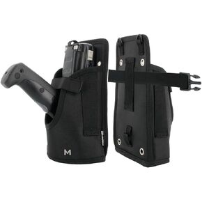 Holster for Handheld Device with Pistol Grip, Scanner RFID Reader Carrying & Storing Pouch with Belt & Leg Strap, Size L