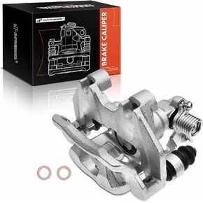 A-Premium Disc Brake Caliper Assembly with Bracket Compatible with Select Buick, Cadillac & Pontiac Models - Park Avenue 2003-2005, DeVille 2000-2005, Seville 2000-2004, Bonneville - Rear Driver Side