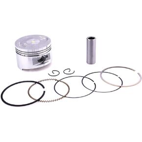 Glixal ATMT1-040 GY6 150cc 57.4mm Piston Set with Rings for 157QMJ Engine Scooter Moped ATV Go Karts JONWAY,JMSTAR,ROKETA,SUNL,TANK,PEACE,TAOTAO,Dongfang,Kazuma,JCL,BMS