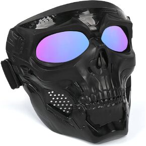 Outamateur Skull Goggle Mask Riding Mask Safety Road Riding UV Motorbike Glasses